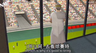 Illustration for article titled The 15 Most Surreal Moments From 2012's Sports-Related Next Media Animation Videos